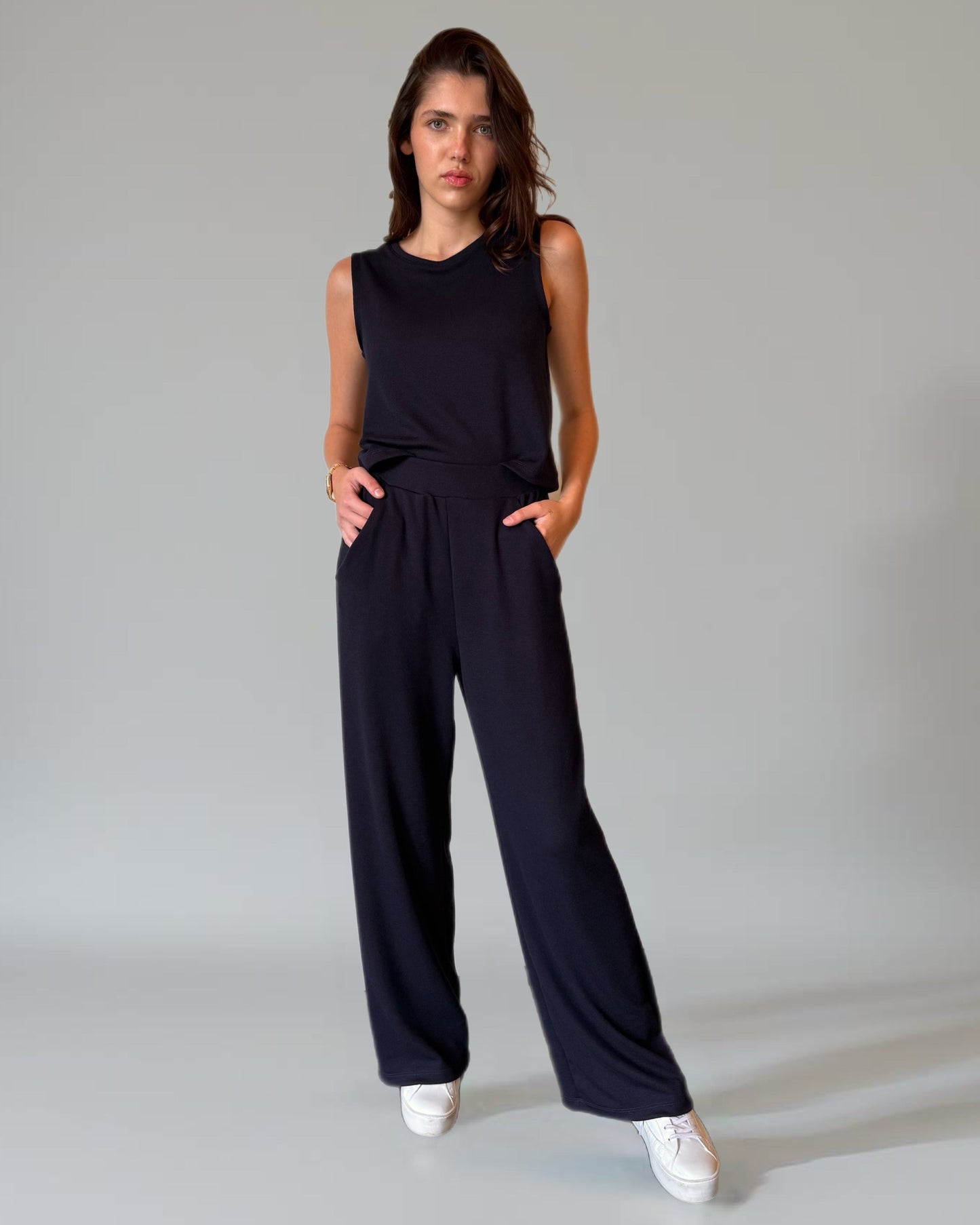 Knit Pant - Navy